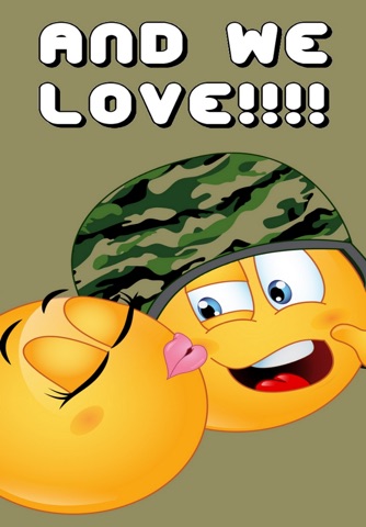 Army Emojis Keyboard Memorial Day Edition by Emoji World screenshot 3