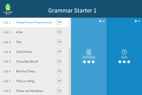 Grammar Starter 1 screenshot 3