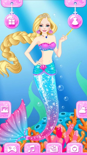 Magic Mermaid – Funny Beauty Salon Spa Game(圖2)-速報App