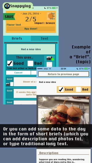 Snappylog - Quick daily diary(圖4)-速報App