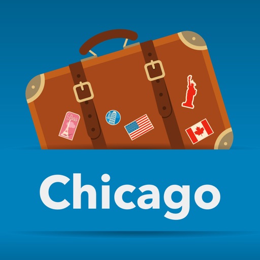 Chicago offline map and free travel guide icon