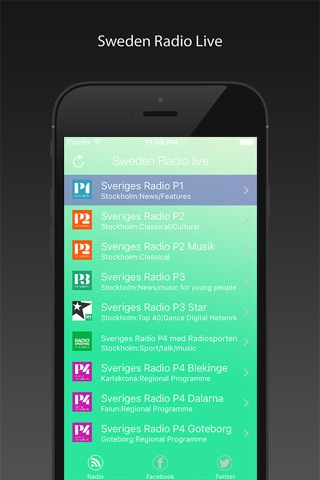 Sweden Radio stations live screenshot 2