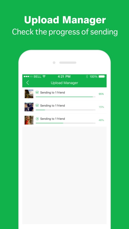Quick Upload - Snap Uploader to Send Photos & Videos from Camera Roll and Save for Snapchat screenshot-3