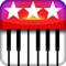 This is a typical piano app with a real key notes and sound