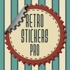 Retro - vintage stickers and labels for photos