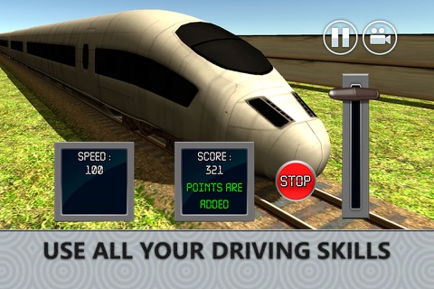 Euro Bullet Train Driving Simulator 3D screenshot 2