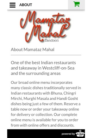 Mamataz Mahal Indian Takeaway screenshot 4