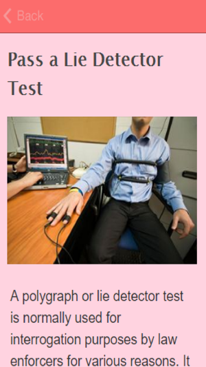 How To Pass A Lie Detector Test(圖3)-速報App