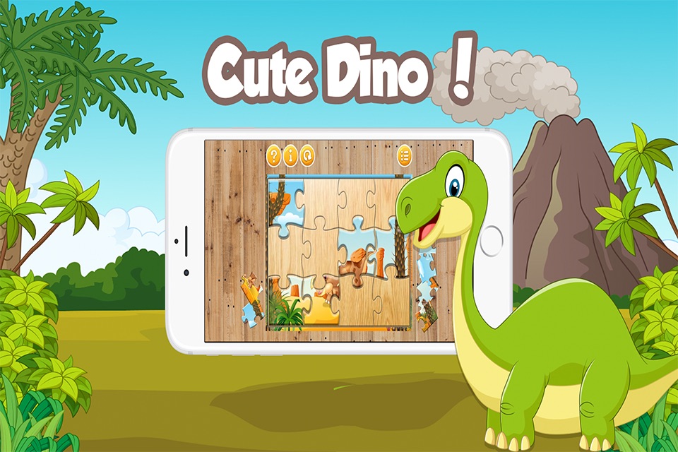 Dino Puzzle Games For Kids Free - Dinosaur Jigsaw Puzzles For Preschool Toddlers Girls and Boys screenshot 3