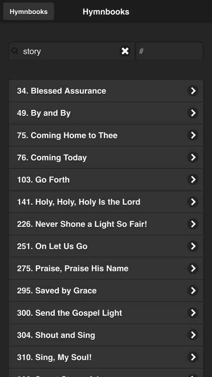 Hymnbooks