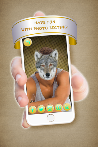 Animal Face Photo Booth - Morph & Blend Your Pics With Wild Animals Head.s screenshot 4