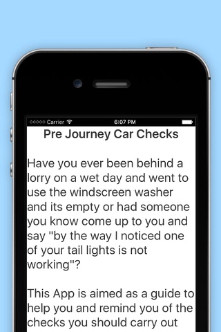 Pre Journey Car Checks screenshot 4