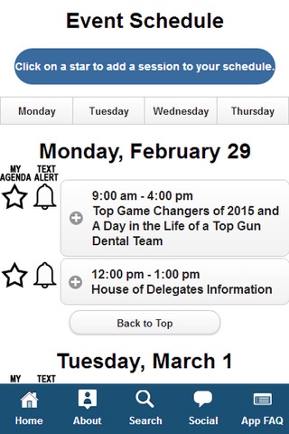 OPhA/PPOk Conference App screenshot 2
