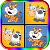 Animal Match Game For Kids