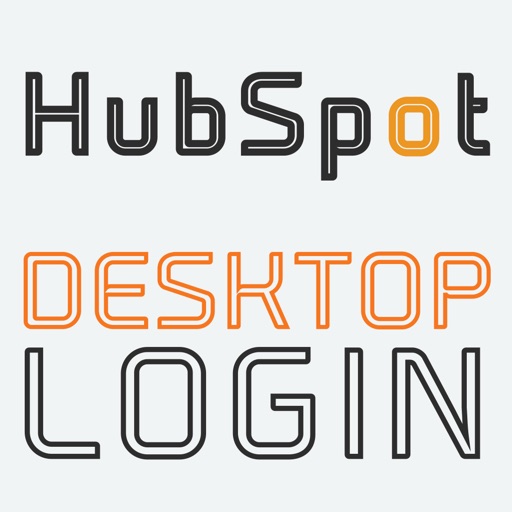 DESKTOP LOGIN for HubSpot