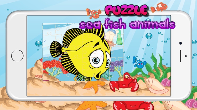 Toddler Sea Fish Jigsaw Puzzle Activity Educational Games