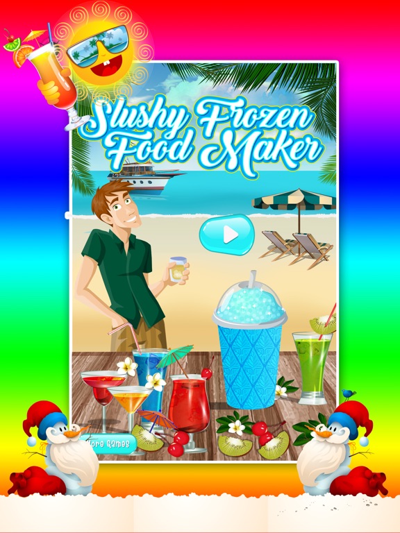 Slushy Frozen Food Maker – Free Crazy Summer Fun Cooking Chef Icee Drink makerのおすすめ画像1