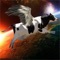 Flying Cow Rescue Galaxy Game : The Super Cow Flying Simulator Game of 2016