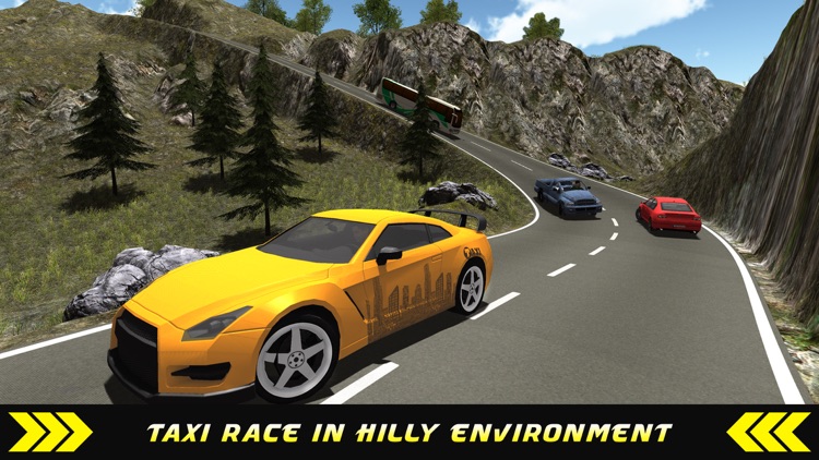 Taxi Driver Hill Climb sim 3D