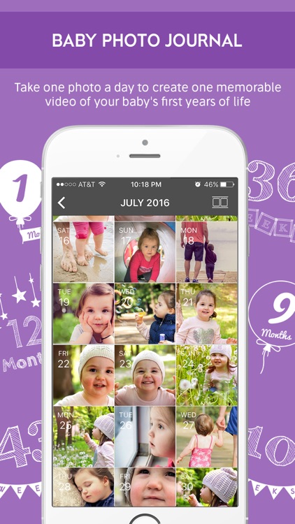 Bump and Baby Milestone Photo Editor Video Editor screenshot-3