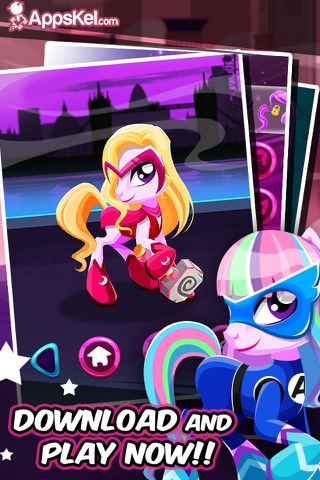 Superhero Pony Descendants Creator – Dress Up Games for Kids Free screenshot 4