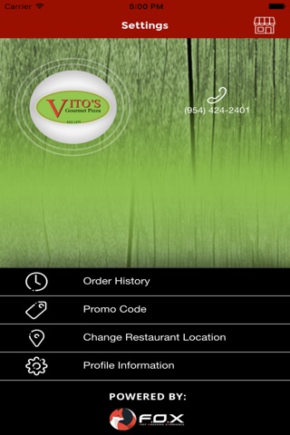 Vito's Gourmet Pizza, Online Ordering screenshot 2