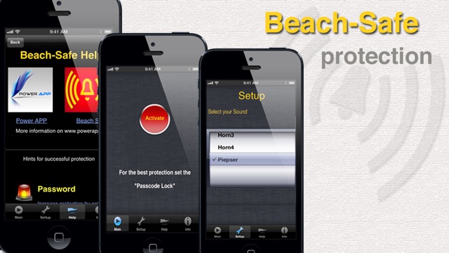 Beach Safe - Emergency Alert when Device