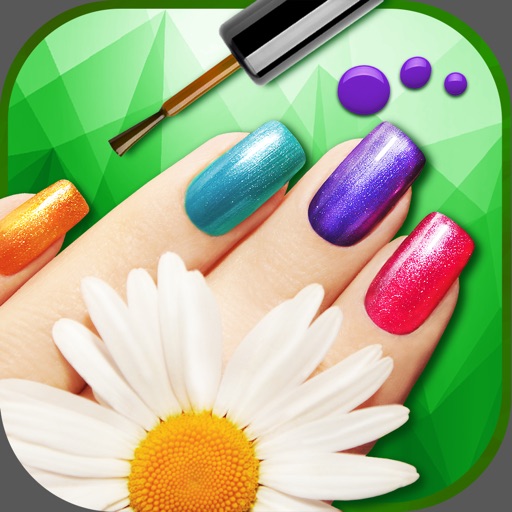 Glitter Nail Art Studio Paint your Nails in Best Manicure Salon Game