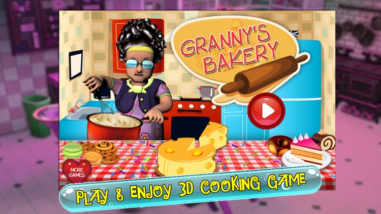 Granny's Bakery – Cakes & Cookies Cooking 3D Game