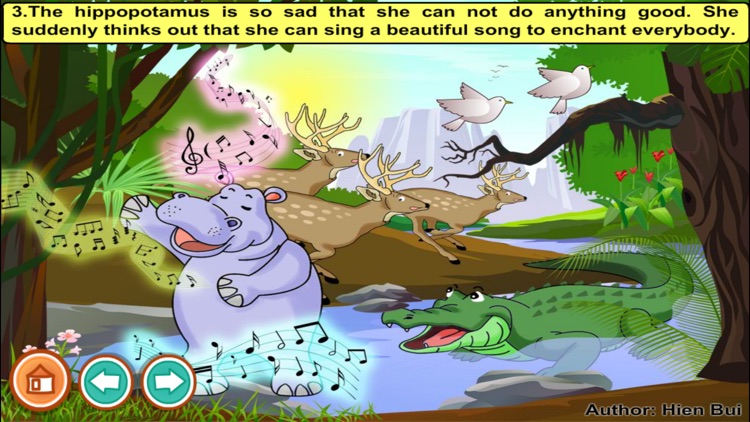 A good hippopotamus (story and games for kids)