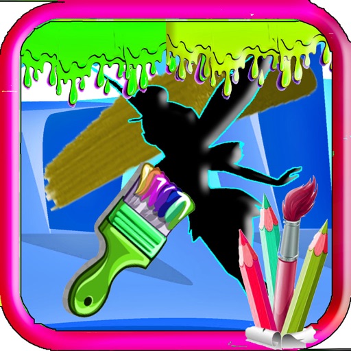 Draw Pages Game Tinkerbell Edition iOS App