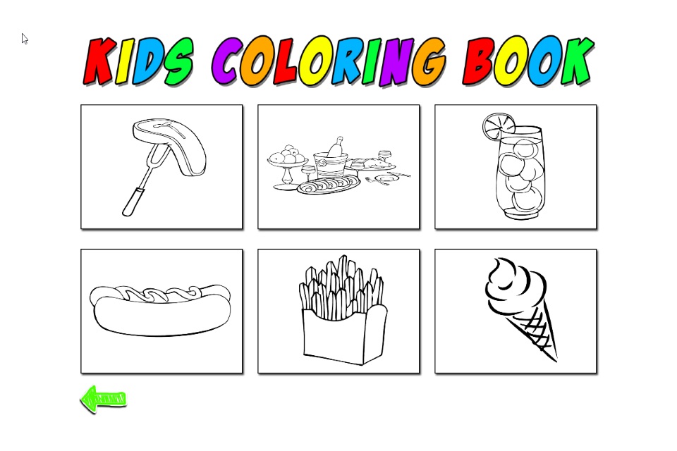 Kids Coloring Food screenshot 3