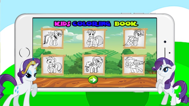 Pony Coloring Games for Girls - My Cute Pony Coloring Book f(圖1)-速報App