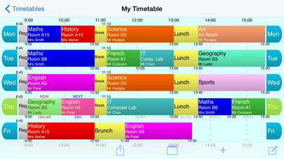 How to cancel & delete School Timetable - Lesson & Course Schedule for Student, Teacher, Organiser from iphone & ipad 1