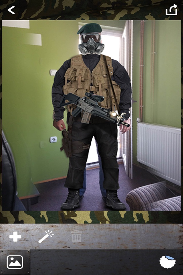 Military Suit Photo Montage – Army Uniform Picture Studio Editor for Soldiers screenshot 3