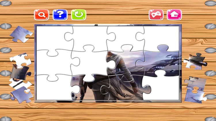 Cartoon Puzzle - Galaxy Wars Jigsaw Puzzles Free For Kids Learning Education Games