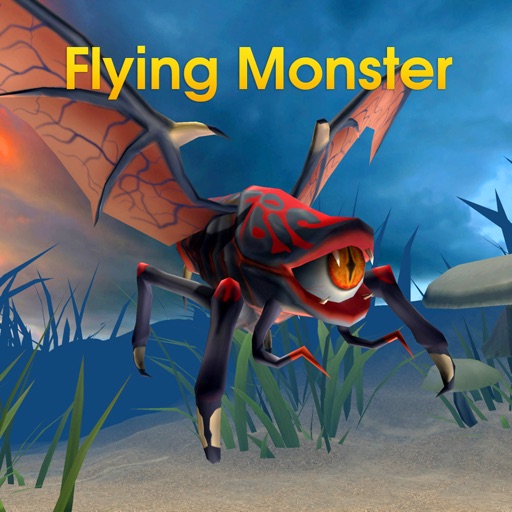 Flying Monster Insect Icon