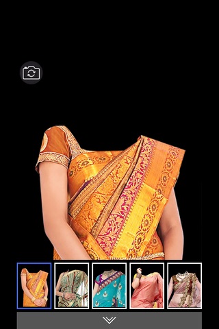 Bollywood Stylish Saree -Latest and new photo montage with own photo or camera screenshot 2