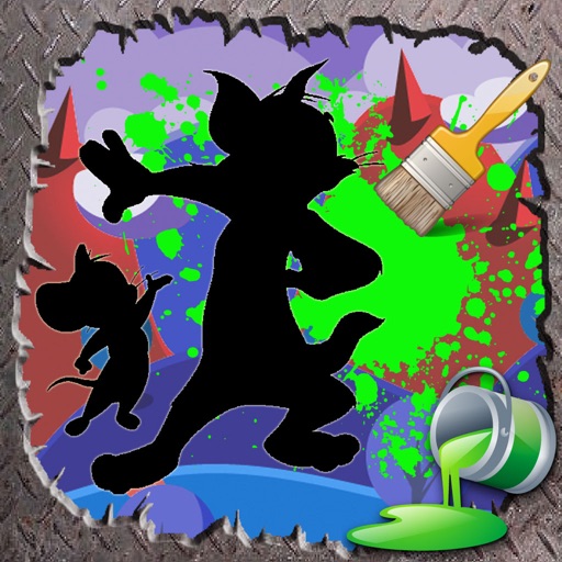 Coloring For Kids Games Tom and Jerry Edition iOS App