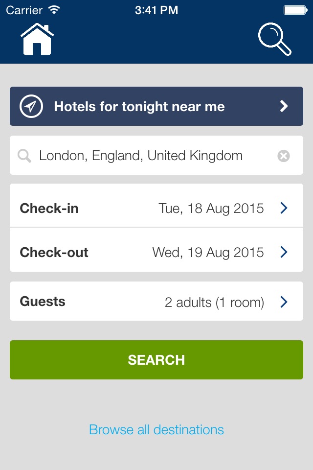 London Hotels + Hotels Tonight in London Search and Compare Price screenshot 2