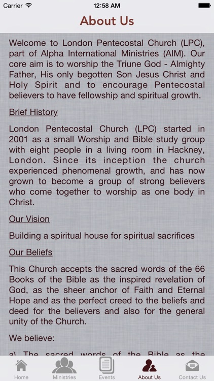 London Pentecostal Church / Alpha International Ministry ( LPC / AIM ) screenshot-4