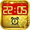 Clock Luxury Alarm : Music Wake Up Wallpapers , Frames and Quotes Maker For Pro