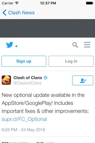 Clash News screenshot 2