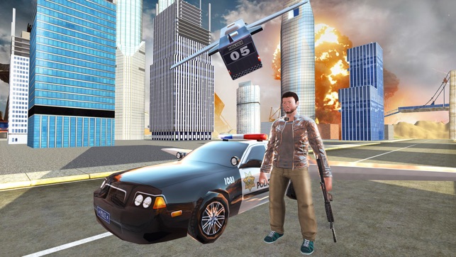 Flying Police Car Gangsters LA - All in One Prison Sniper & (圖2)-速報App