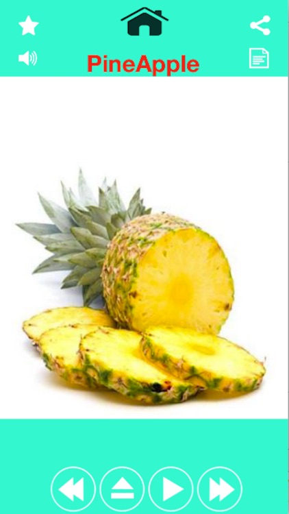 Pre-K Fruits Names Learner-Learning With Real Pictures of Fruits