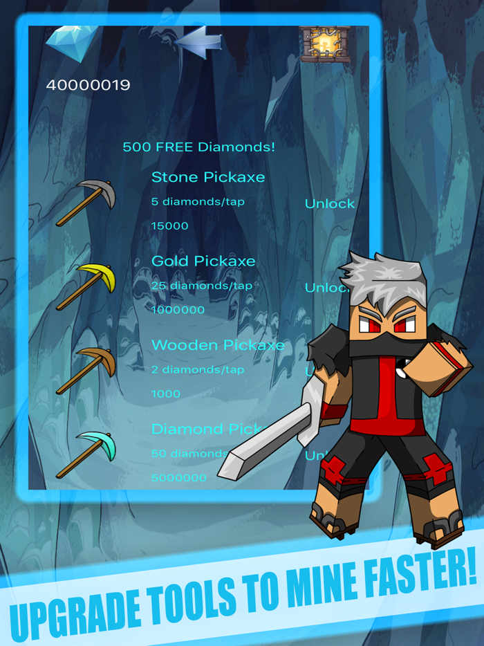 Diamond Billionaire - Mining and Crafting Clicker Tycoon Free Game