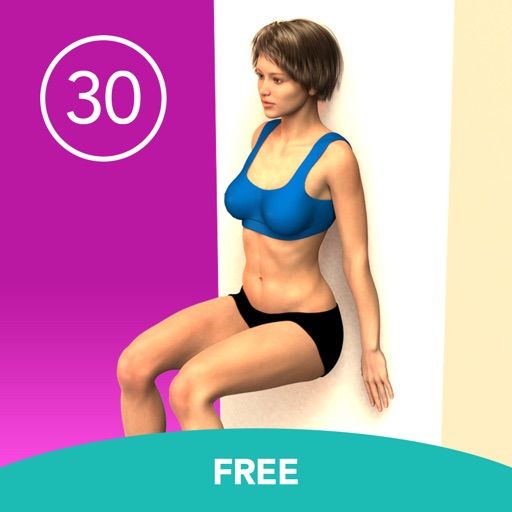 Women's Wall Sit 30 Day Challenge FREE Icon