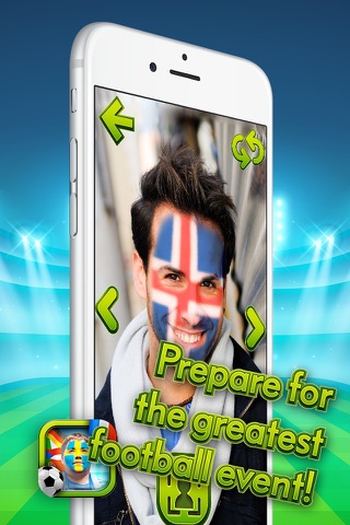 Flag Face Photo Editor: Euro Cup 2016 Edition for Football Fan.s – Support Your National Team! screenshot 4