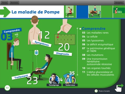 Maladie de Pompe – e-Guide Visuel du Patient screenshot 2