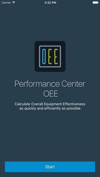 Performance Center OEE